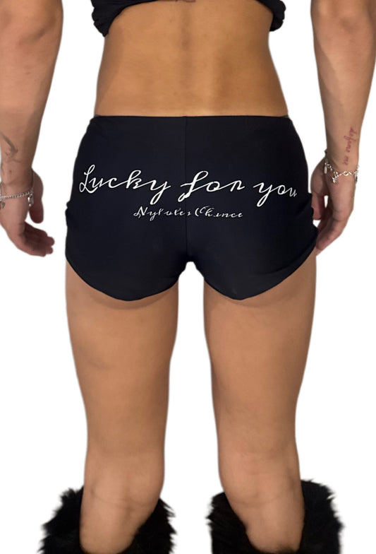 Lucky for you mini shorts