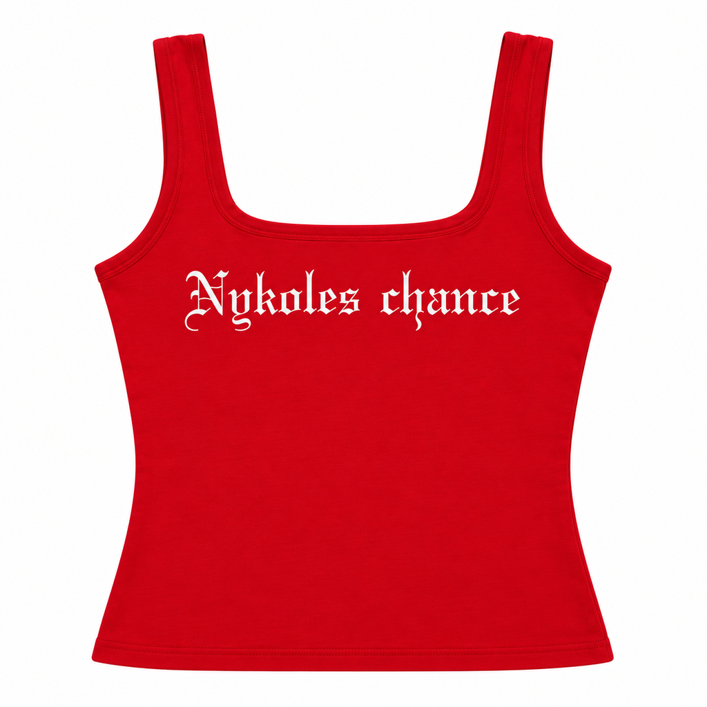 Gothic square-neck tank