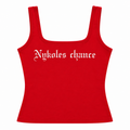 Gothic square-neck tank