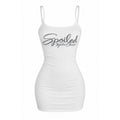 Spoiled mini dress