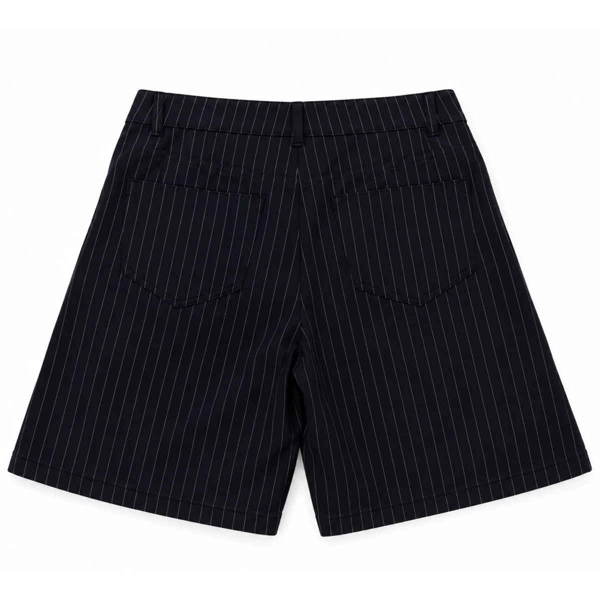 Lucky for you pinstripes bermuda shorts